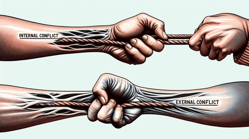 what is the difference between internal and external conflict